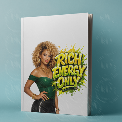Freebie Friday Digital Download | Rich Energy Only PNG | Sublimation & DTF Design | Resell Rights Clipart