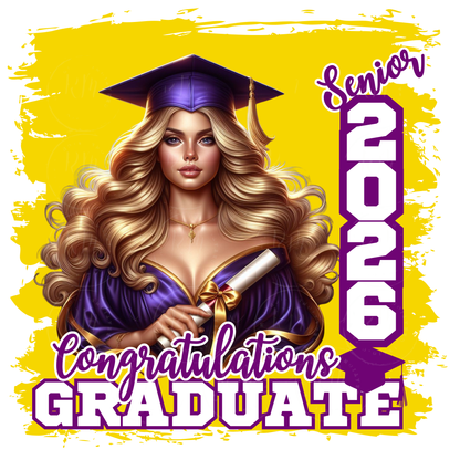 Senior 2026 Shirt Bundle – 10 Editable Canva Designs
