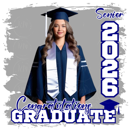 Senior 2026 Shirt Bundle – 10 Editable Canva Designs