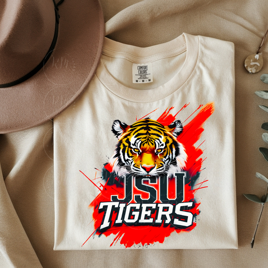 JSU Tigers Clipart PNG: Jackson State University Mascot (Digital Download)