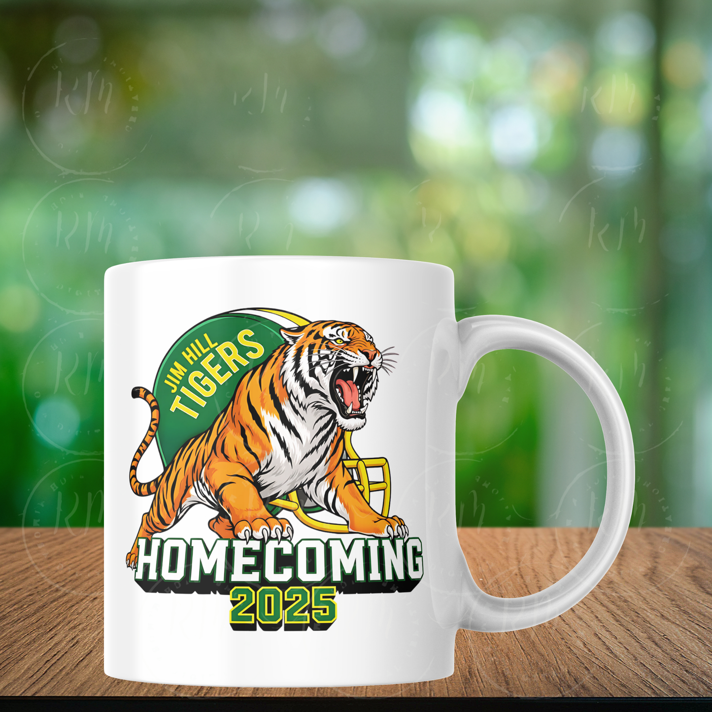 Jim Hill Tigers Homecoming 2025 Clipart – Fierce Tiger Mascot Graphic | School Spirit | Football Helmet | Digital Download | PNG