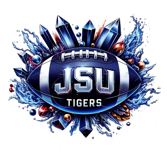 JSU Tigers Football Graphic: HBCU Pride Art (Digital Download)
