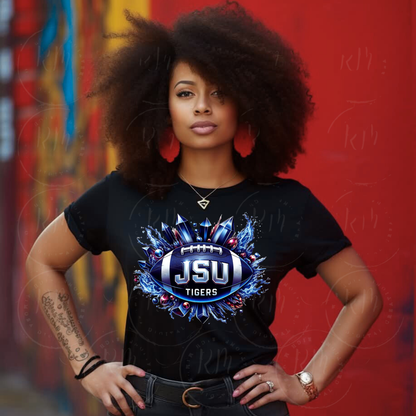 JSU Tigers Football Graphic: HBCU Pride Art (Digital Download)