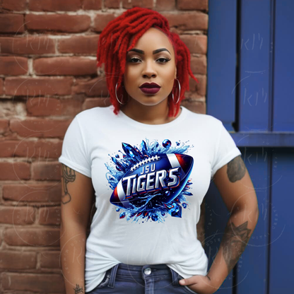 JSU Tigers Football Graphic: HBCU Pride Art (Digital Download)