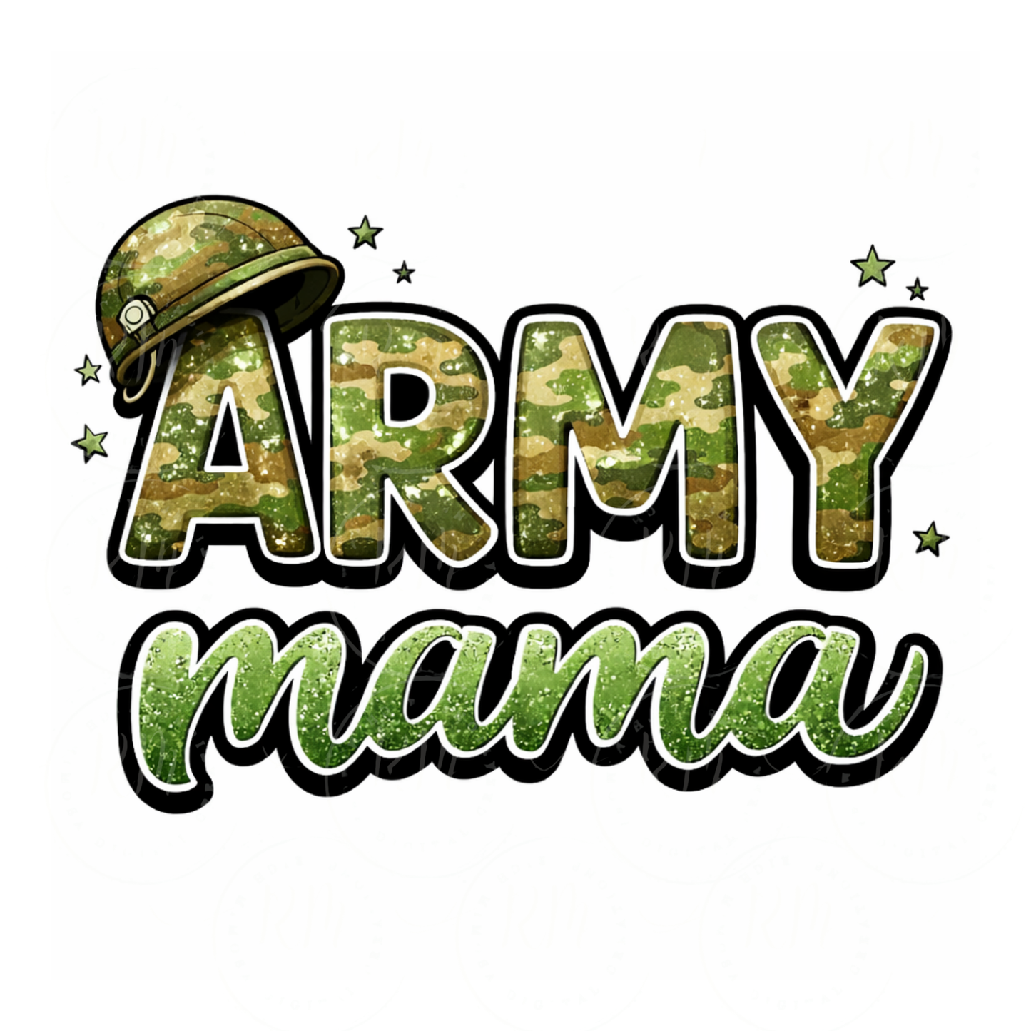 Army Mama PNG, Camo Military Mom Design, Proud Mother Sublimation (Digital Download)