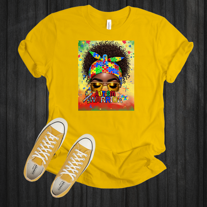 Autism Warrior Awareness Editable Digital Template