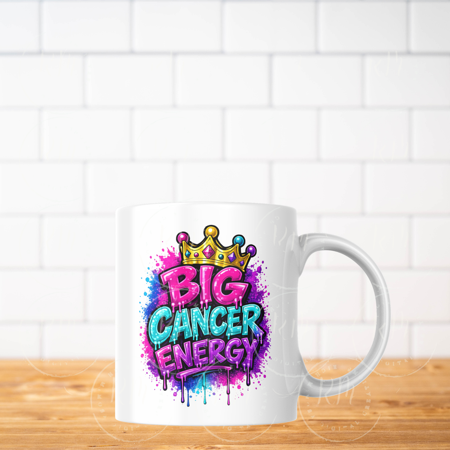 Big Cancer Energy PNG | Cancer Zodiac Sublimation Design | Astrology PNG | Cancer Season Shirt Design | Digital Download