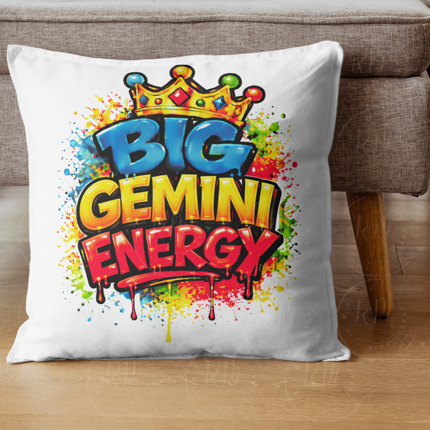 Gemini Graffiti Drip PNG, Zodiac Astrology Shirt Design (Digital Download)