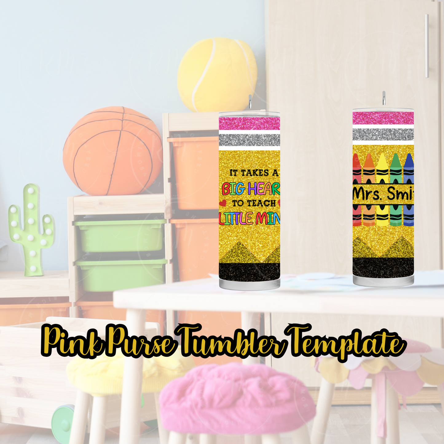 Teacher Tumbler Wrap, Custom Teacher Tumbler Design, Teacher Appreciation Gift, Editable 20oz. Skinny Teacher Tumbler Design