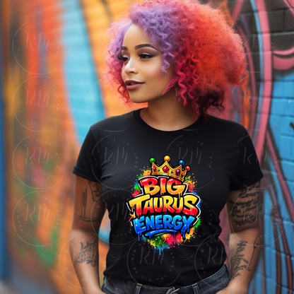 Taurus Graffiti Drip PNG, Zodiac Astrology Shirt Design (Digital Download)