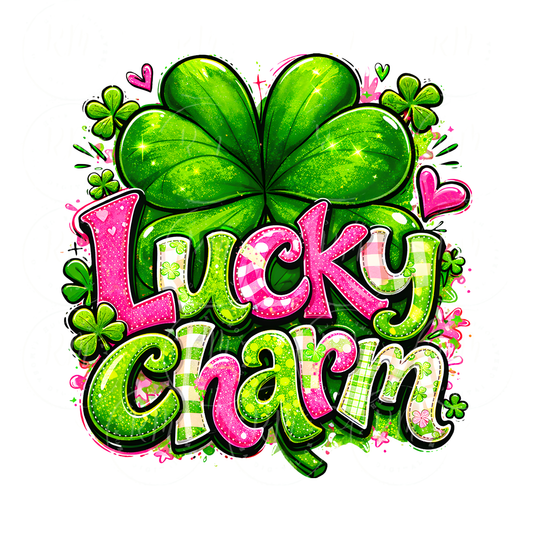 Freebie-Second Chance Sunday – Lucky Charm Clover PNG | Resellable Digital Download