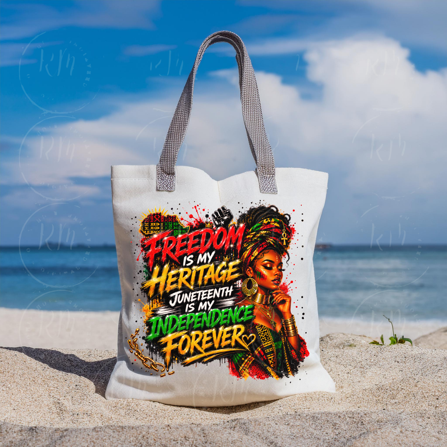 Juneteenth Freedom Is My Heritage PNG | African American Pride Sublimation Design | Black History Digital Download | Transparent PNG