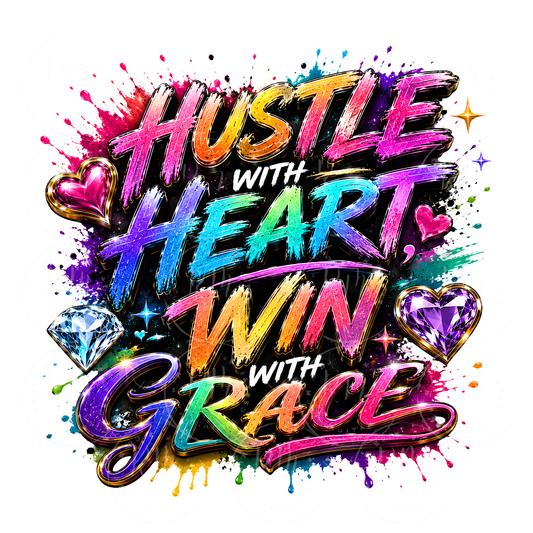Freebie Friday | Hustle with Heart, Win with Grace PNG | PLR Resell Rights