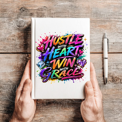 Freebie Friday | Hustle with Heart, Win with Grace PNG | PLR Resell Rights