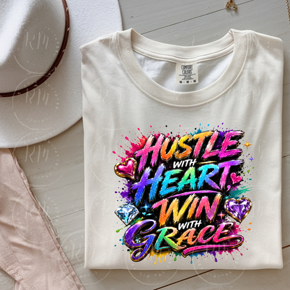 Freebie Friday | Hustle with Heart, Win with Grace PNG | PLR Resell Rights