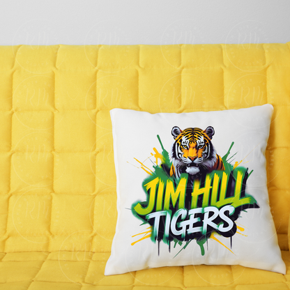 Jim Hill Tigers Clipart PNG – Bold Green & Yellow Tiger Mascot Graphic for School Spirit Shirts, Graduation Gear & More, Jim Hill Tigers PNG, Tigers Digital Design (Copy)