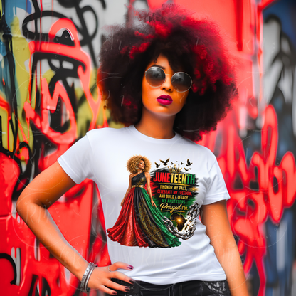 Juneteenth Legacy PNG | African American Pride Shirt Design | Black History Digital Download | Sublimation PNG | Freedom Quote PNG