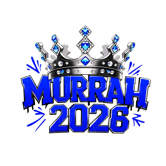 2026 Clipart, Murrah High School PNG – Blue Graphic for School Spirit Shirts, Graduation Gear & More, JPS PNG