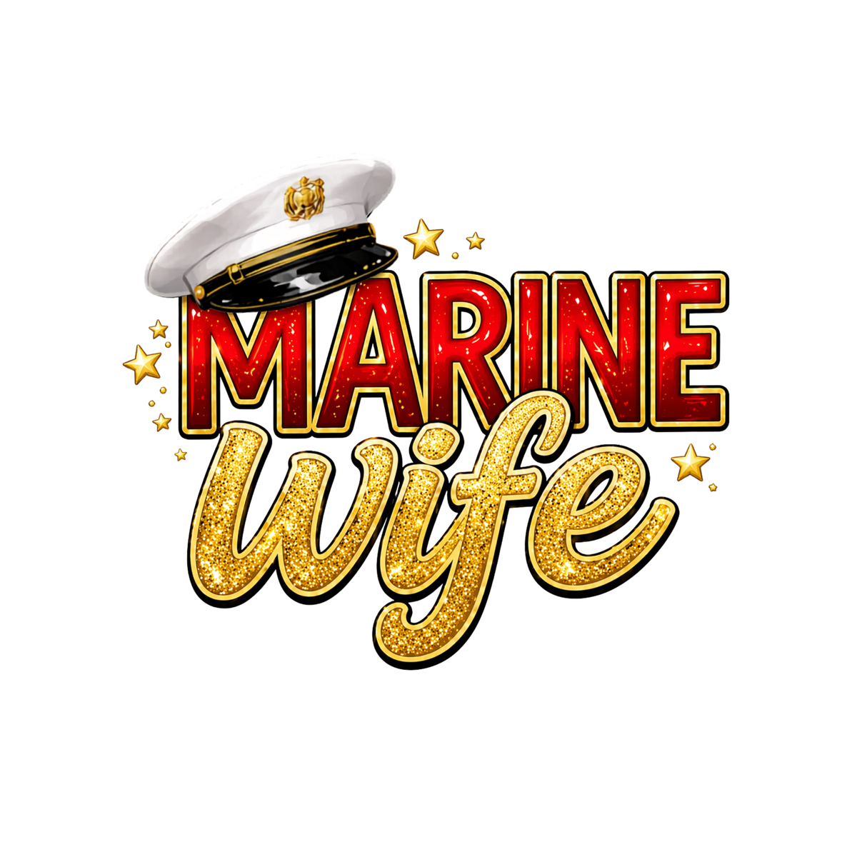 Marine Wife PNG, Wife Shirt Design, Military Wife Sublimation (Digital Download)