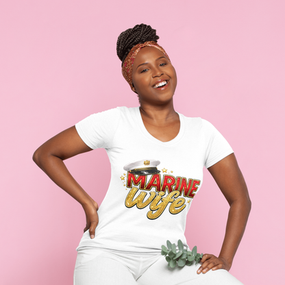 Marine Wife PNG, Wife Shirt Design, Military Wife Sublimation (Digital Download)