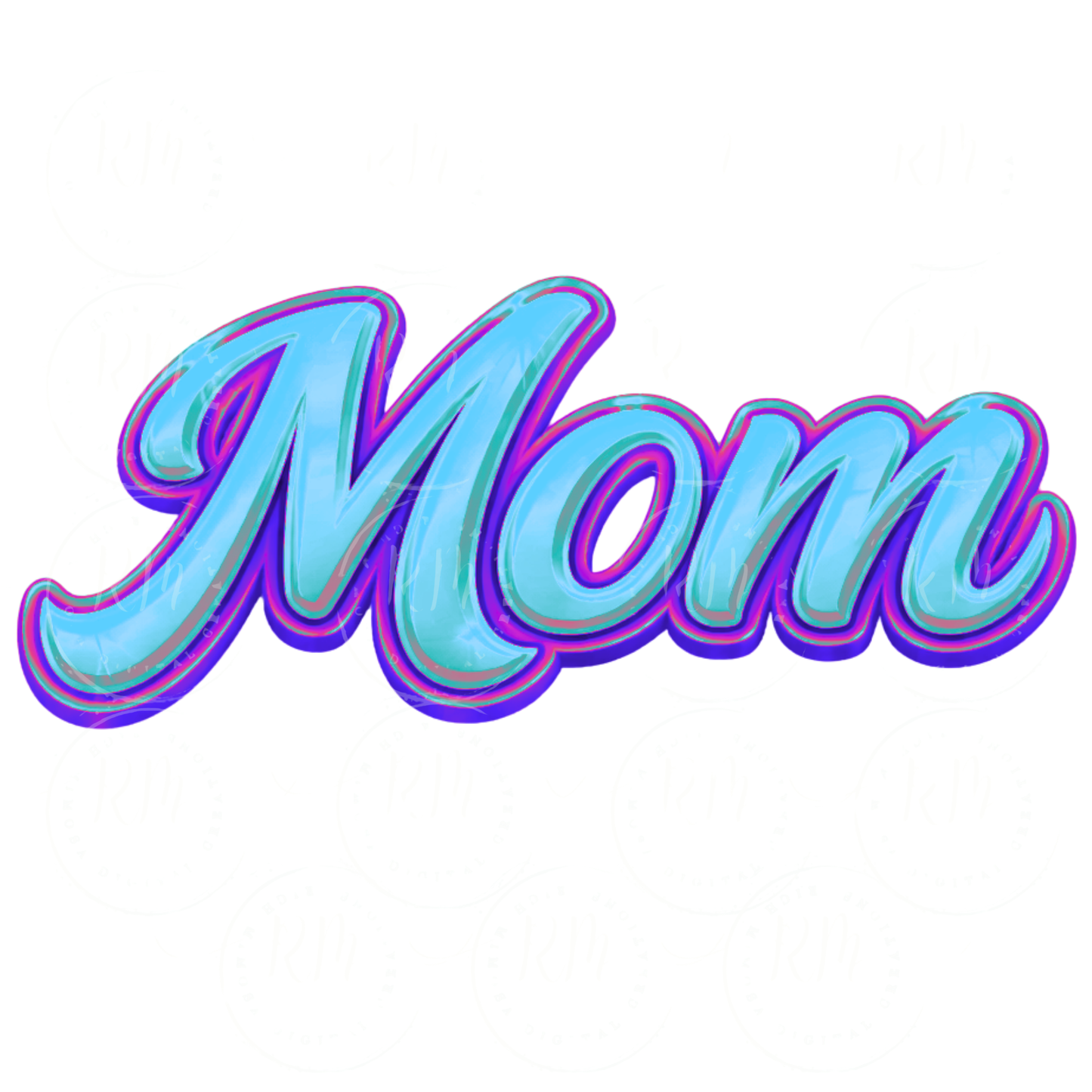 Mom 5 Piece PNG Bundle, Mother’s Day Design, Sublimation PNG, DTF Transfer File, Mama Shirt Design, Digital Download