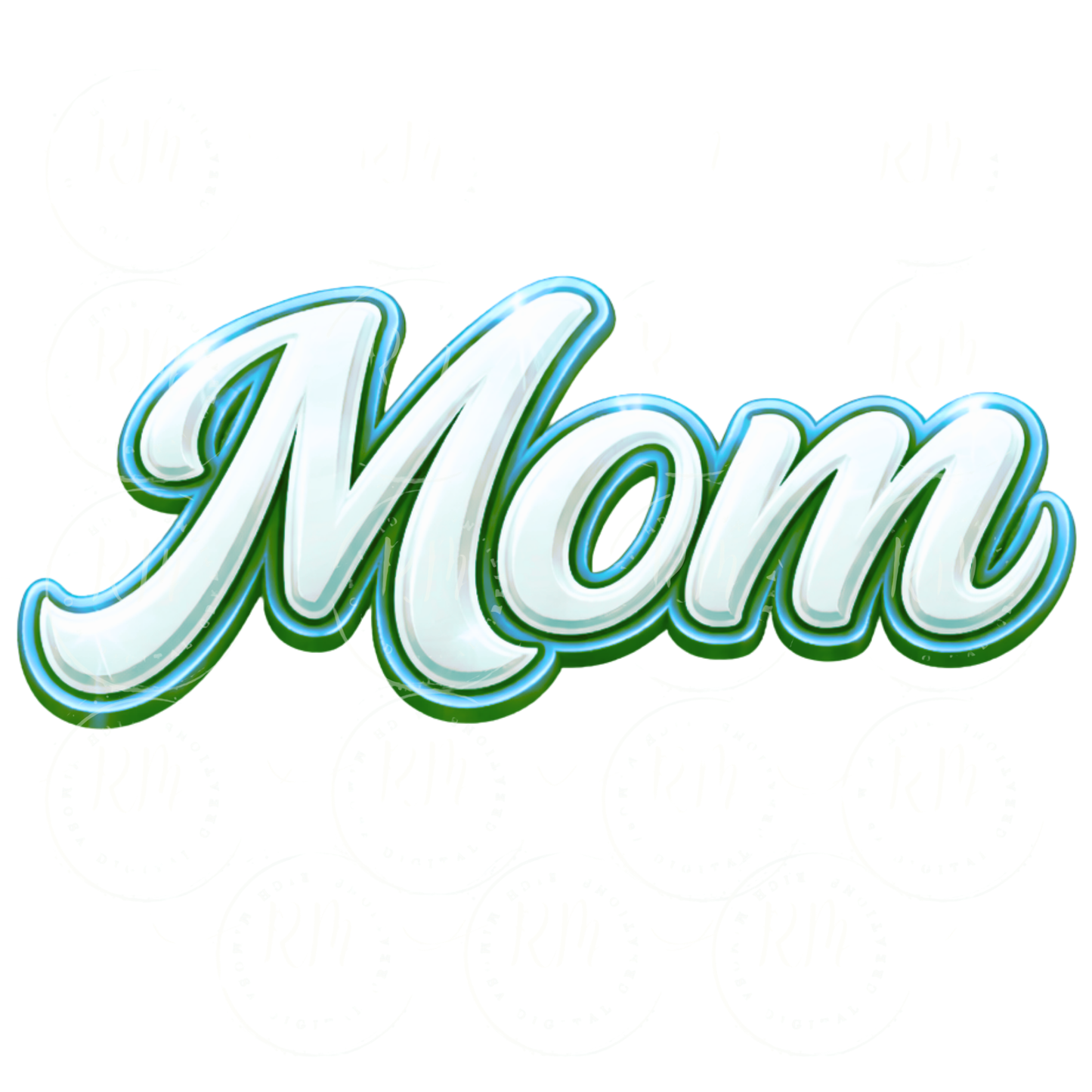 Mom 5 Piece PNG Bundle, Mother’s Day Design, Sublimation PNG, DTF Transfer File, Mama Shirt Design, Digital Download