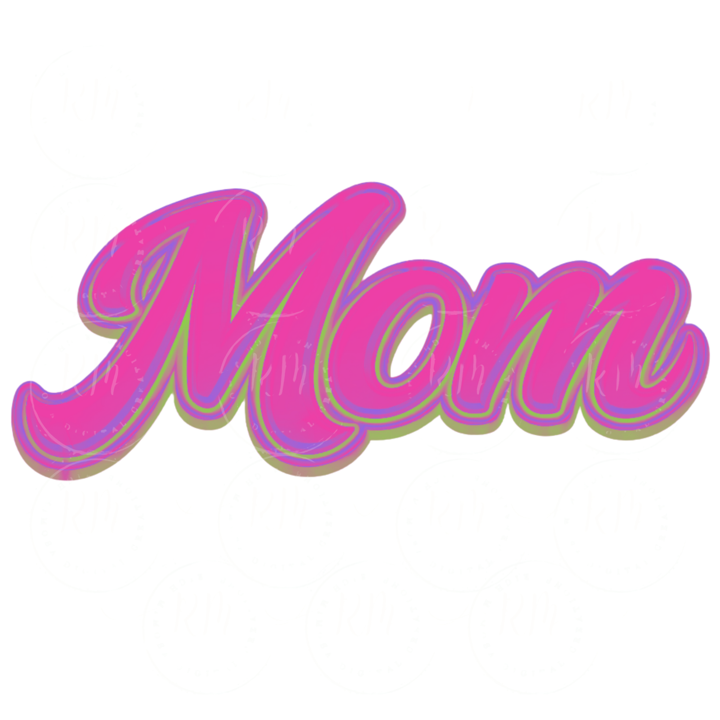 Mom 5 Piece PNG Bundle, Mother’s Day Design, Sublimation PNG, DTF Transfer File, Mama Shirt Design, Digital Download