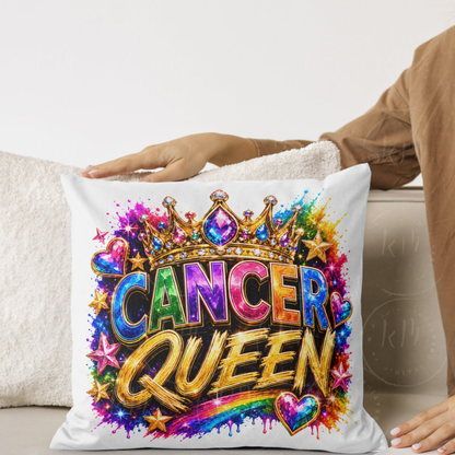 Cancer Queen PNG | Zodiac Queen Crown Sublimation Design | Cancer Zodiac PNG | Colorful Cancer Queen Digital Download