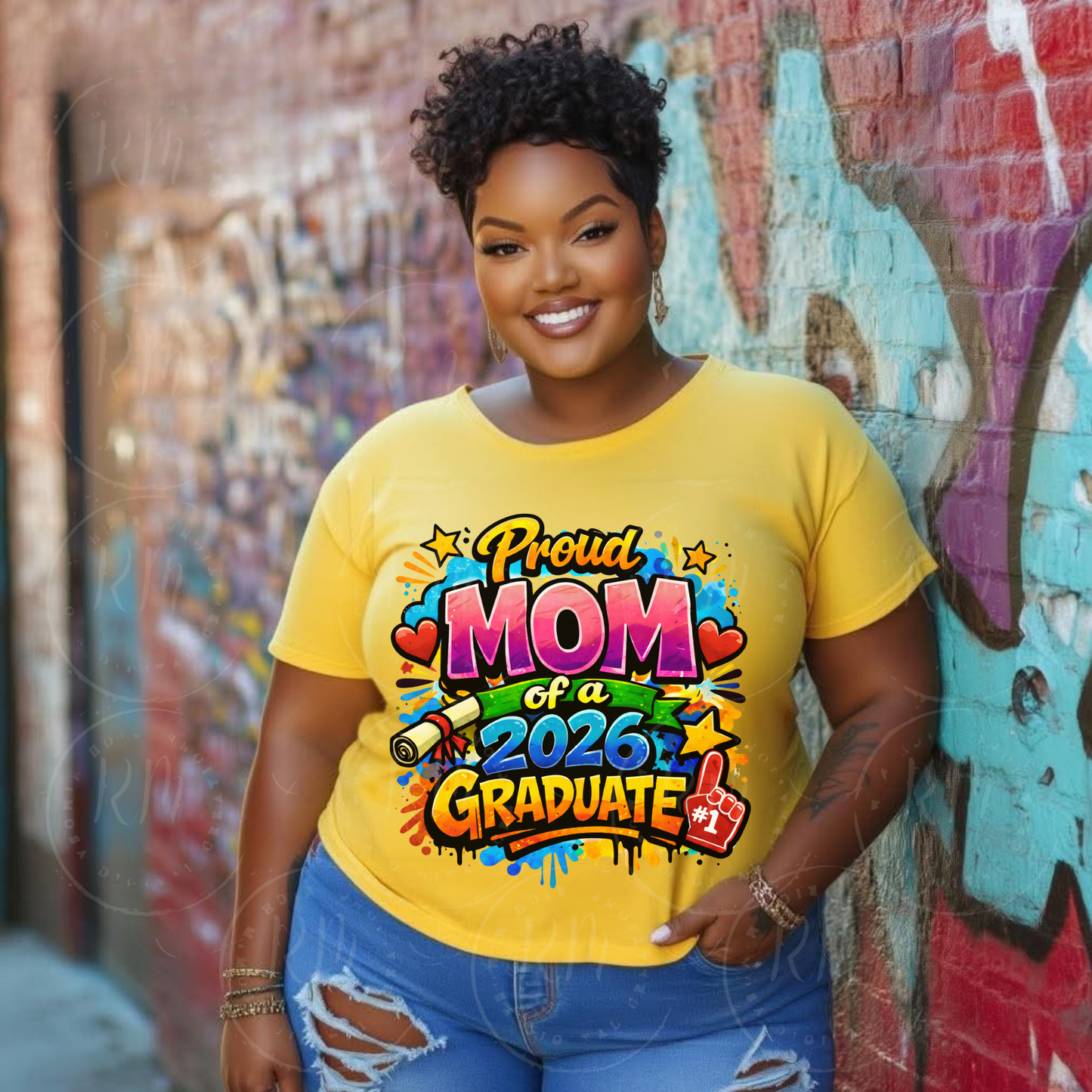Proud Mom 2026 Graduate PNG, Senior Class Sublimation Design (Digital Download)