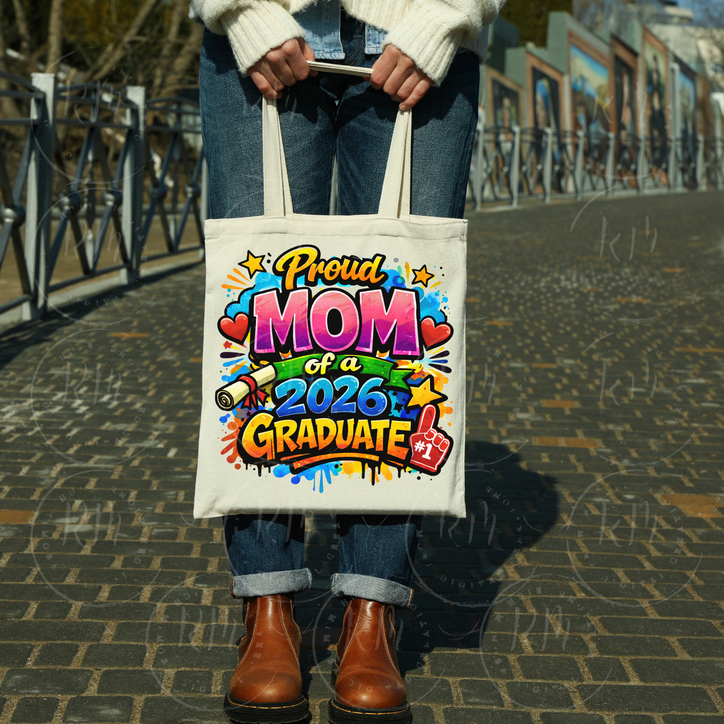 Proud Mom 2026 Graduate PNG, Senior Class Sublimation Design (Digital Download)