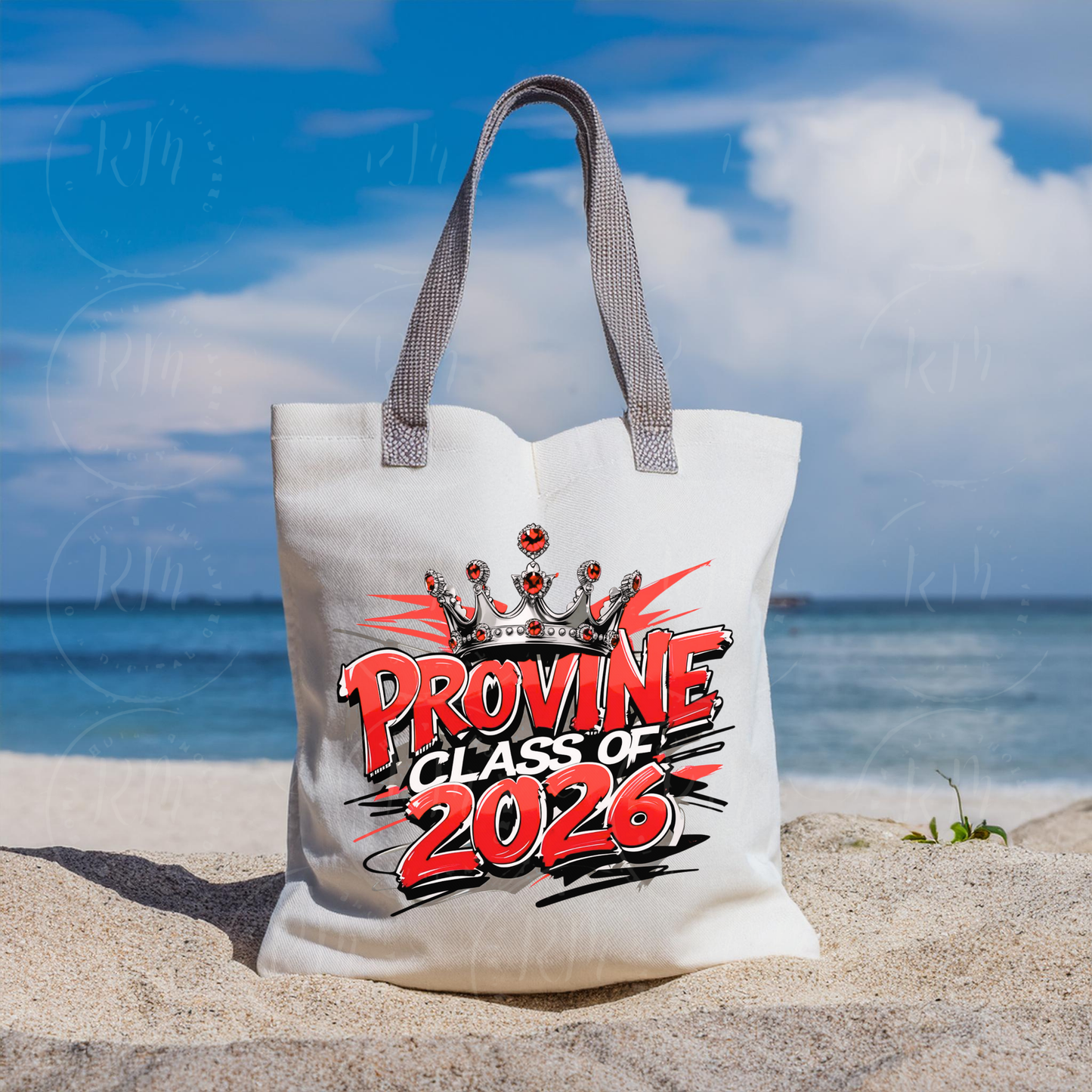 Class of 2026 Clipart, Provine High School PNG – Red and Gray Graphic for School Spirit Shirts, Graduation Gear & More, JPS PNG