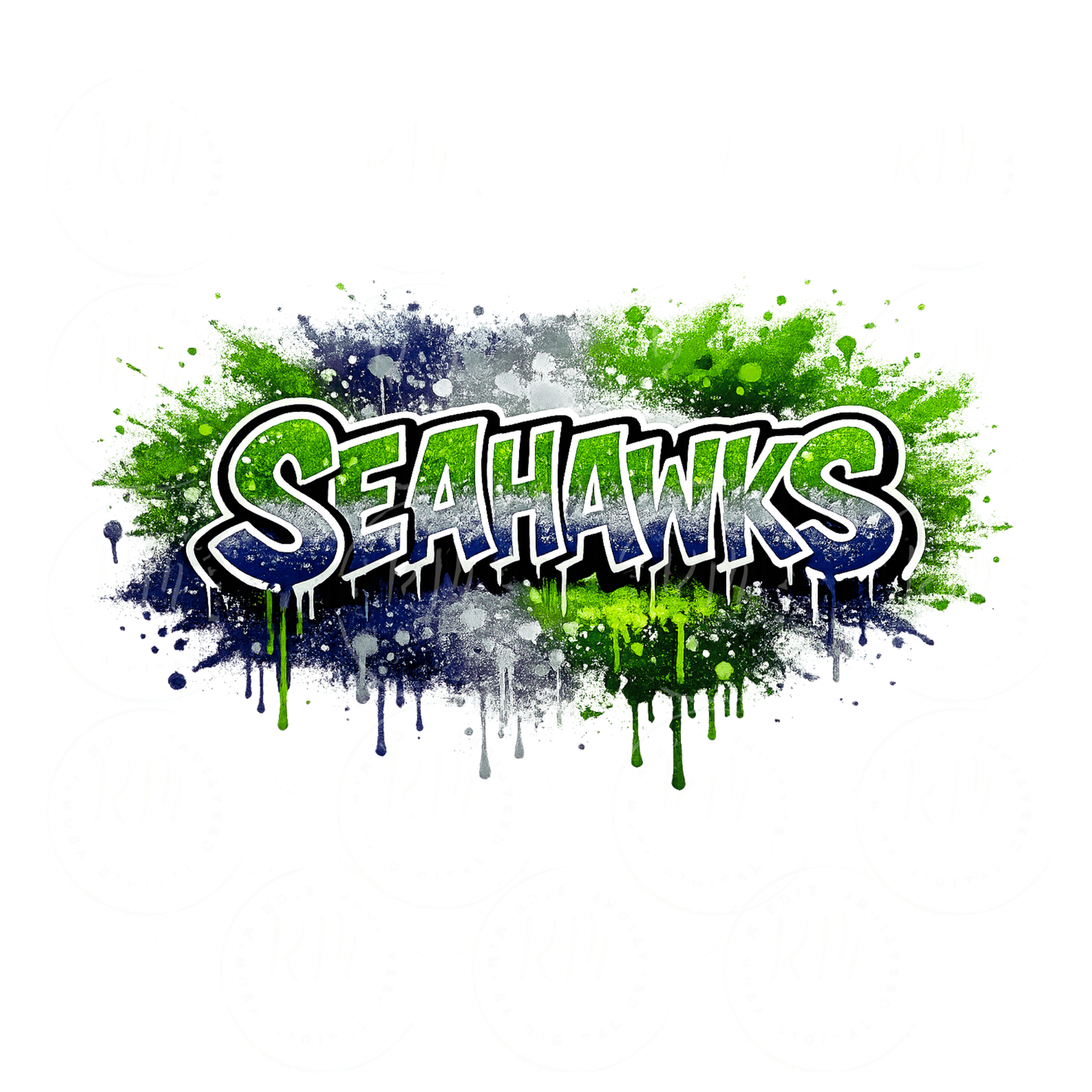 Seattle Graffiti PNG Bundle PLR | 7 Resellable Street-Art PNG Designs | Private Label Rights Digital Download