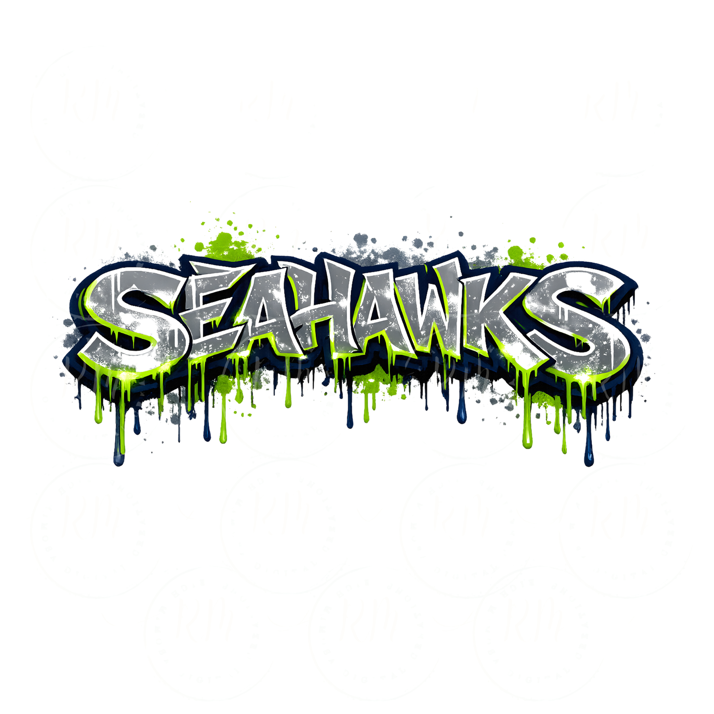 Seattle Graffiti PNG Bundle PLR | 7 Resellable Street-Art PNG Designs | Private Label Rights Digital Download