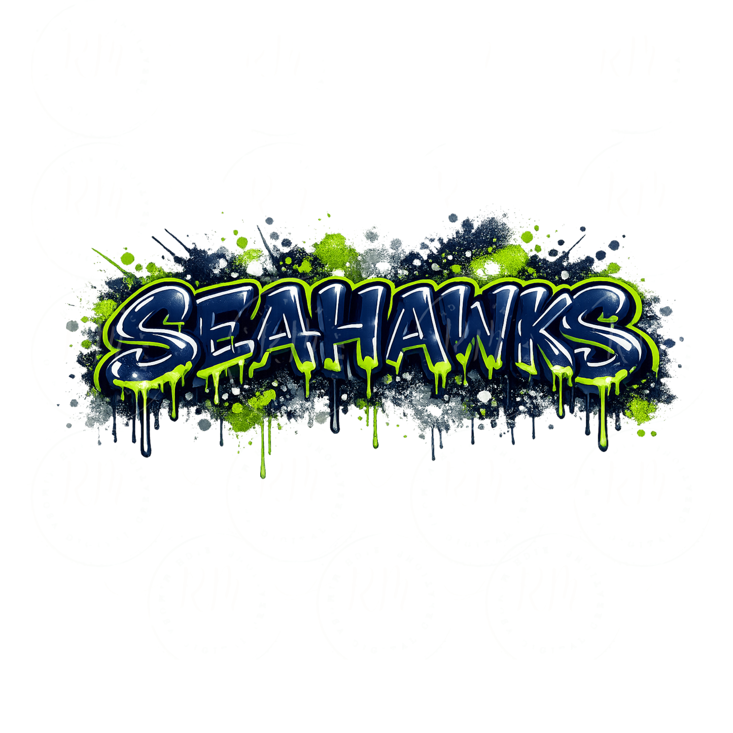 Seattle Graffiti PNG Bundle PLR | 7 Resellable Street-Art PNG Designs | Private Label Rights Digital Download