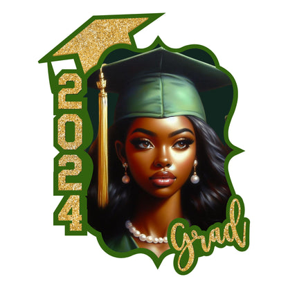 Graduation Paddle Fan Template: Customizable Canva Design (Digital Download)