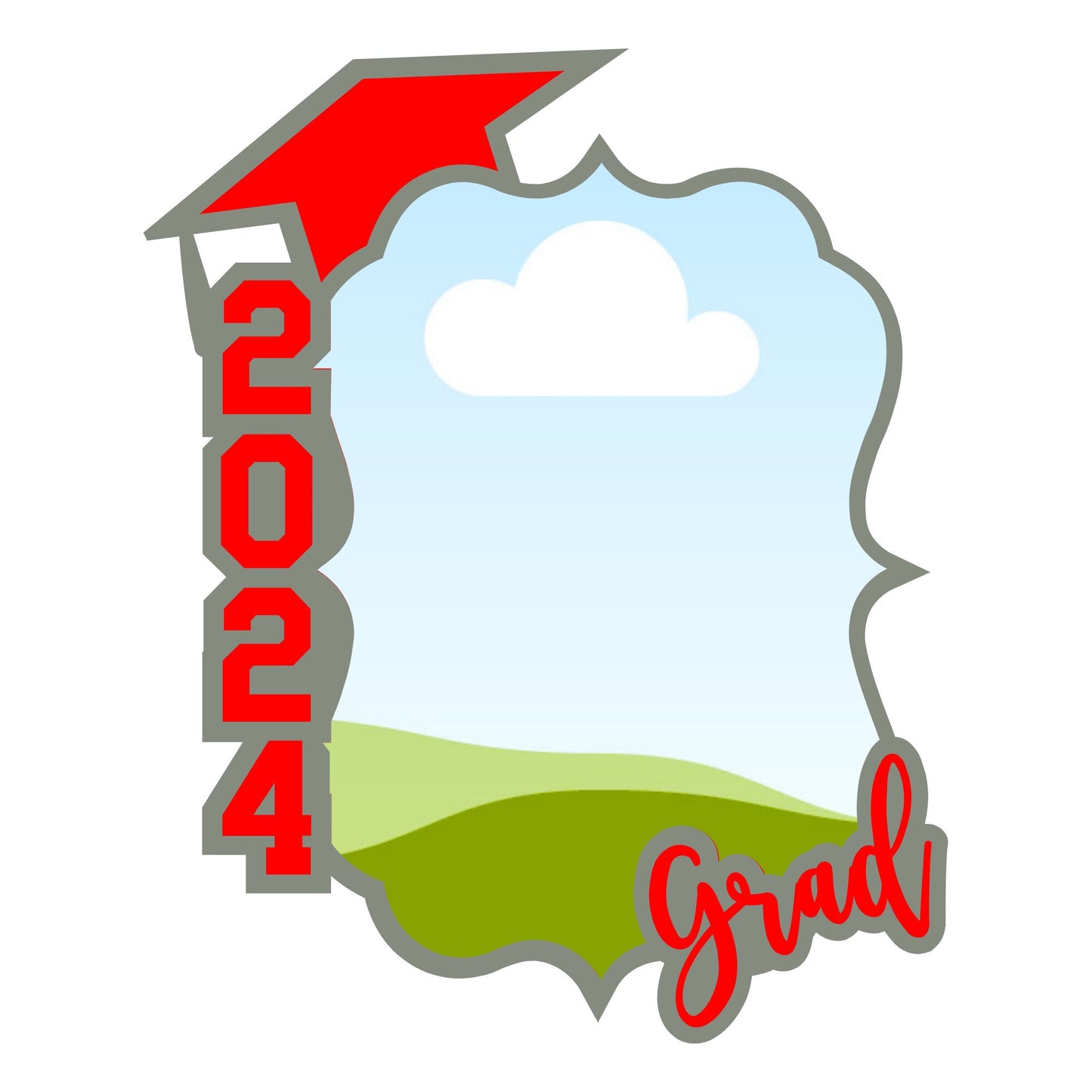 Graduation Paddle Fan Template: Customizable Canva Design (Digital Download)