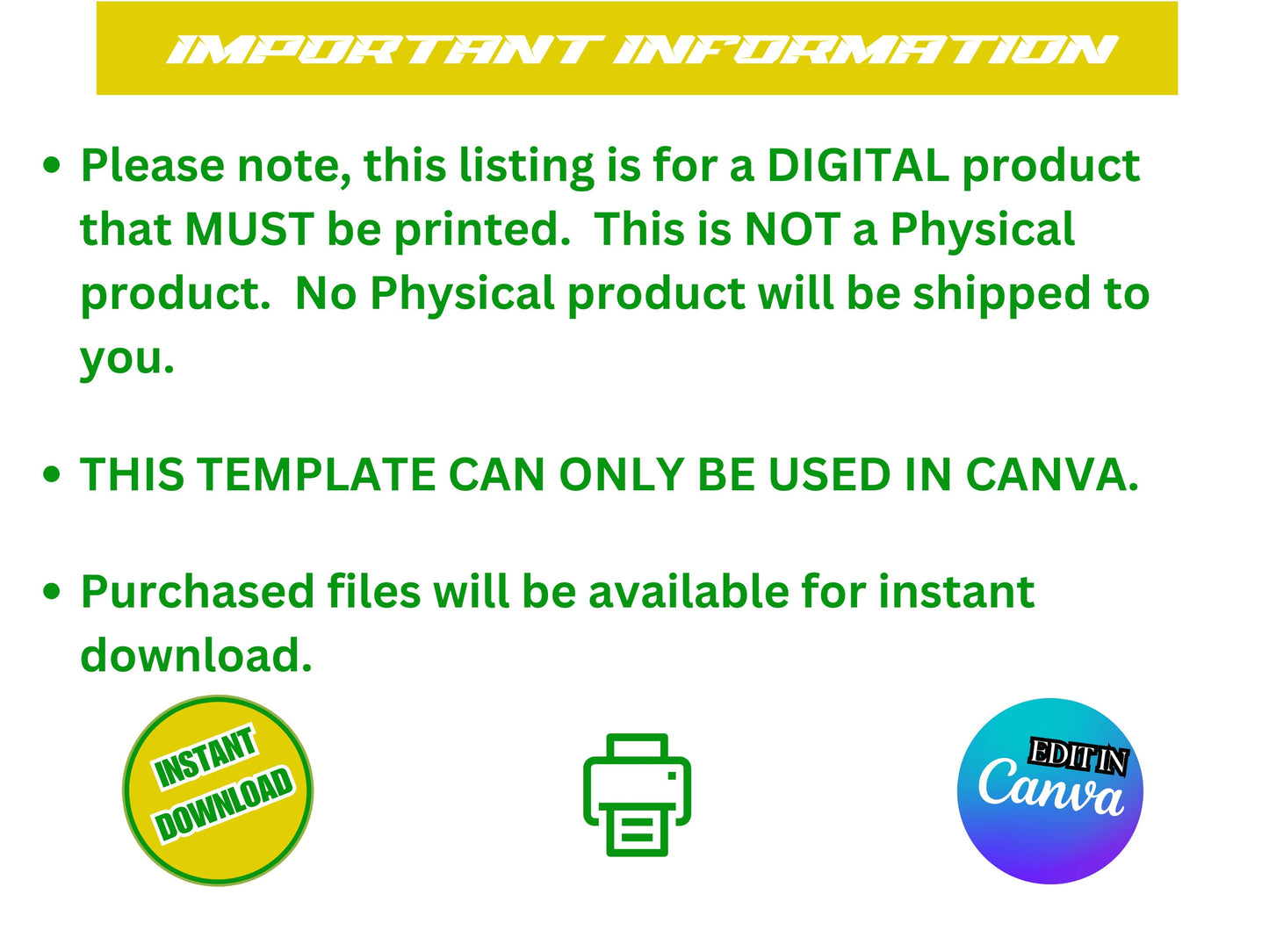 Football Party Favor Template Bundle: DIY Canva Templates (Digital Download)