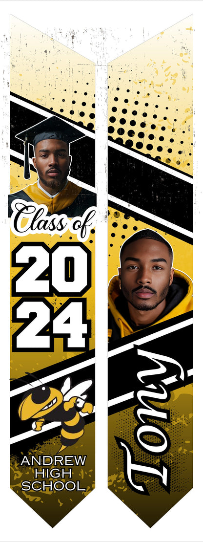 Editable Graduation Stole Template Bundle: Canva Designs (Digital Download)