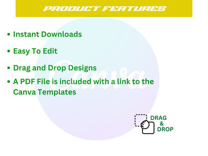 Editable Canva Sticker Templates: Party & Custom Designs (Digital Product)