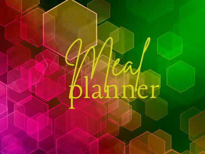 Meal Planner Journal, Food Diary, Meal Log, Monthly Meal Planner