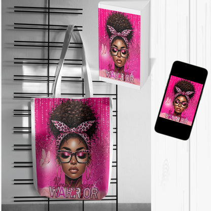 Breast Cancer Awareness Warrior Editable Template (Digital Download)