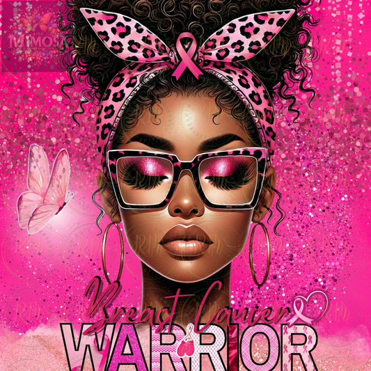 Breast Cancer Awareness Warrior Editable Template (Digital Download)