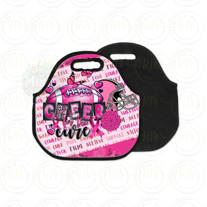 Cheer For The Cure Template: Breast Cancer Awareness (Canva Digital Template)