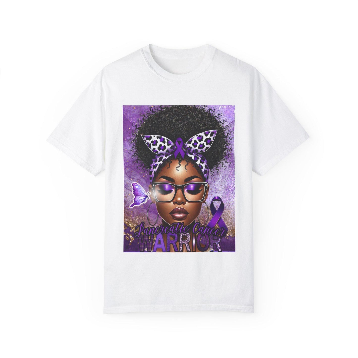 Pancreatic Cancer T-shirt - Unisex Garment-Dyed