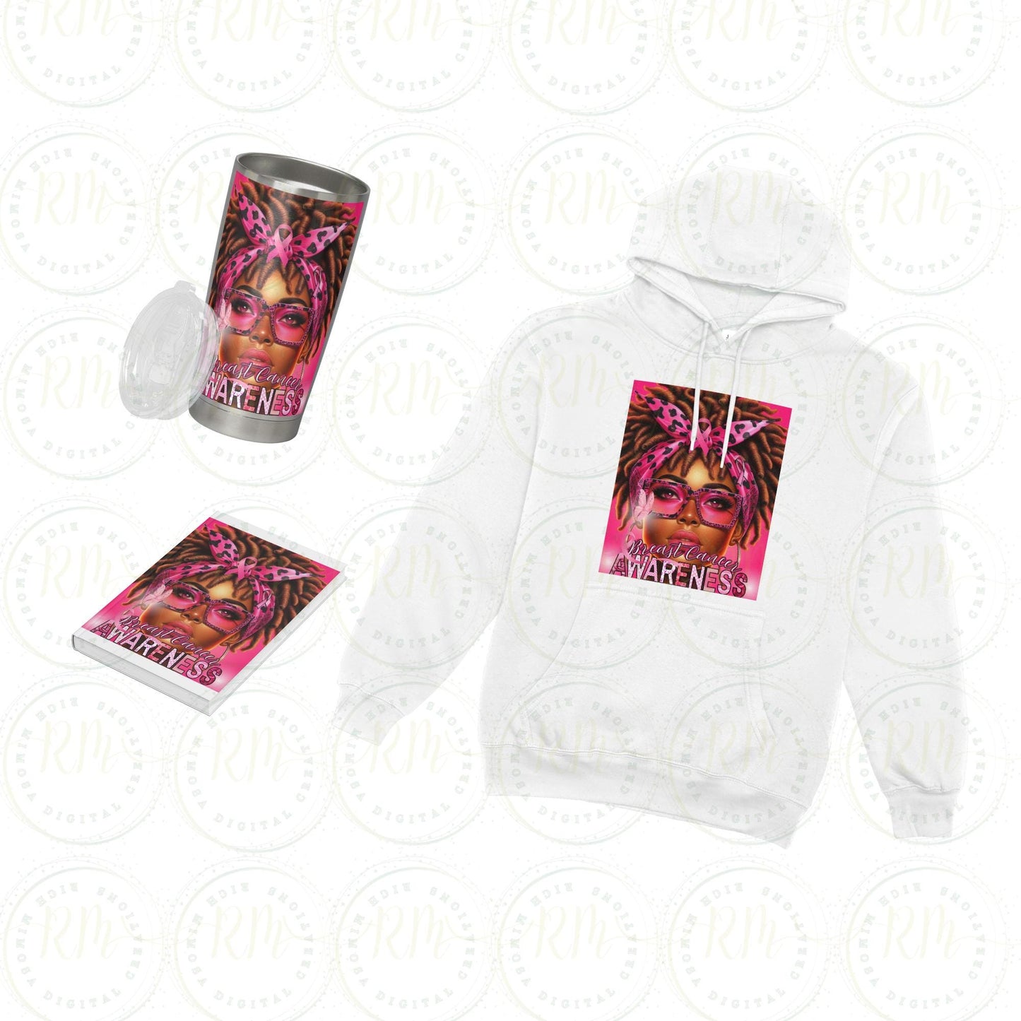 Breast Cancer Warrior Editable Template: Tackle Cancer Design (Digital)