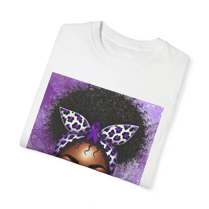 Pancreatic Cancer T-shirt - Unisex Garment-Dyed