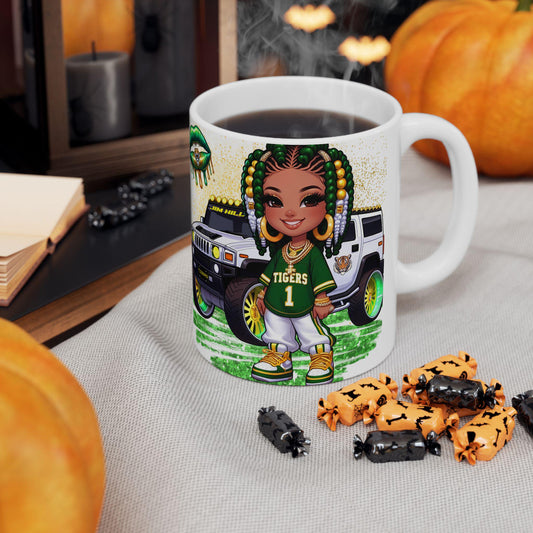 Jim Hill Tigers Ceramic Mug, (11 oz, 15oz), Jim Hill Coffee Mug