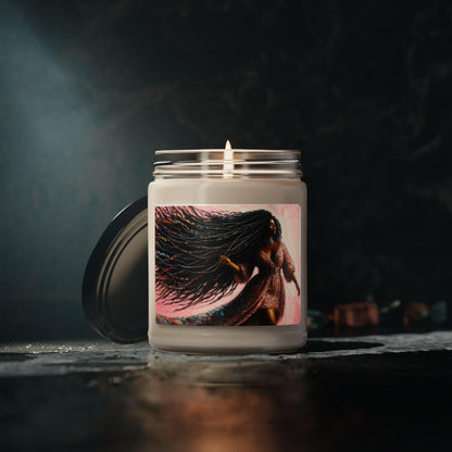 Pretty in Pink Female Scented Soy Candle, 9oz, Fun Scented Candle