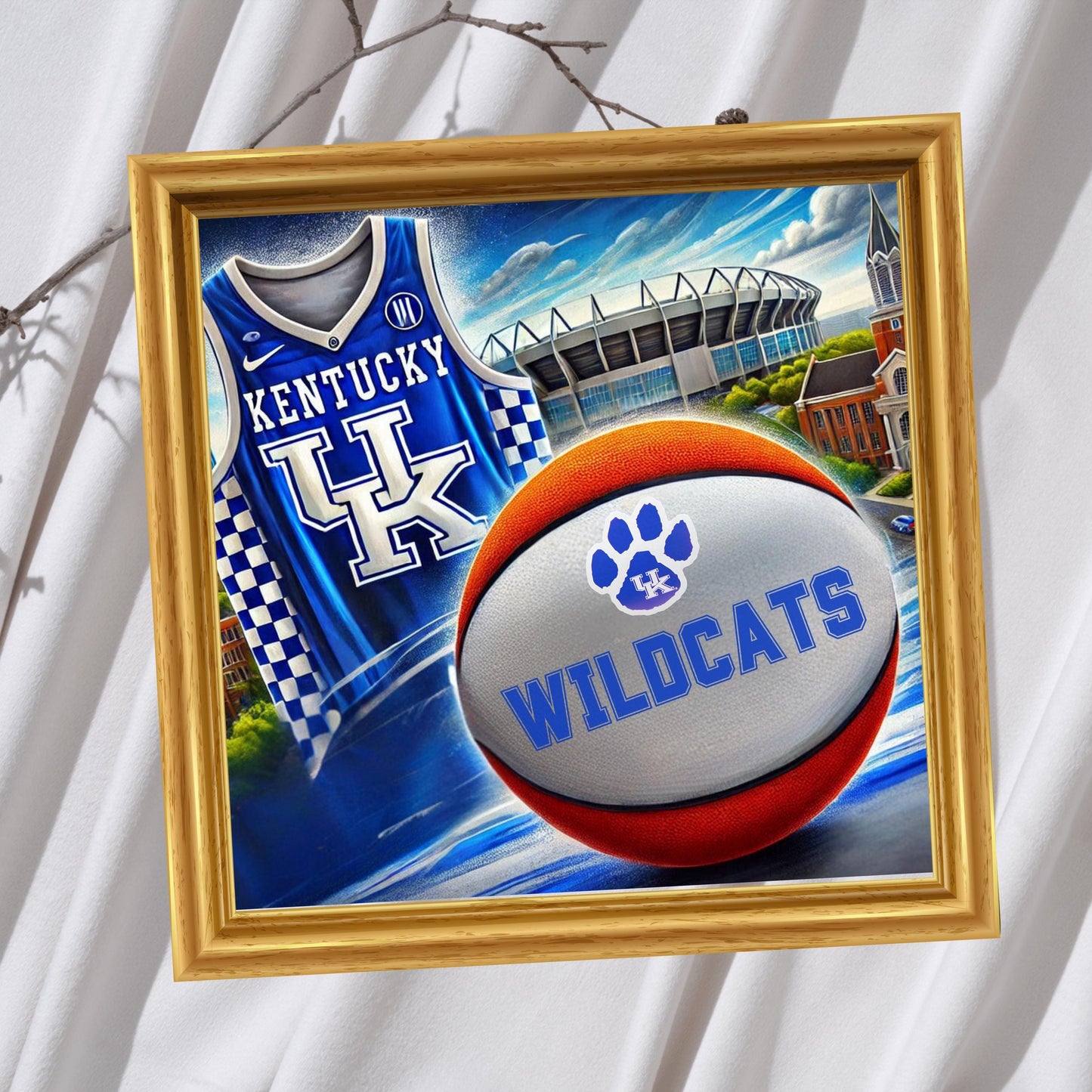 University of Kentucky Wildcats Basketball Clipart (Digital Download)