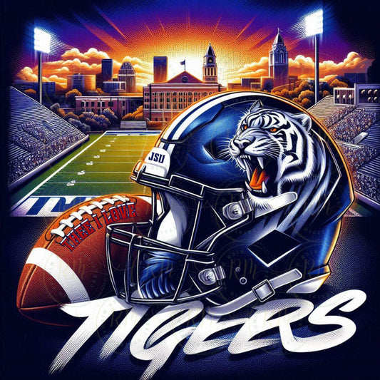 Jackson State University, JSU Football, Jackson State Clipart, SWAC Champions, College Football, Thee I Love